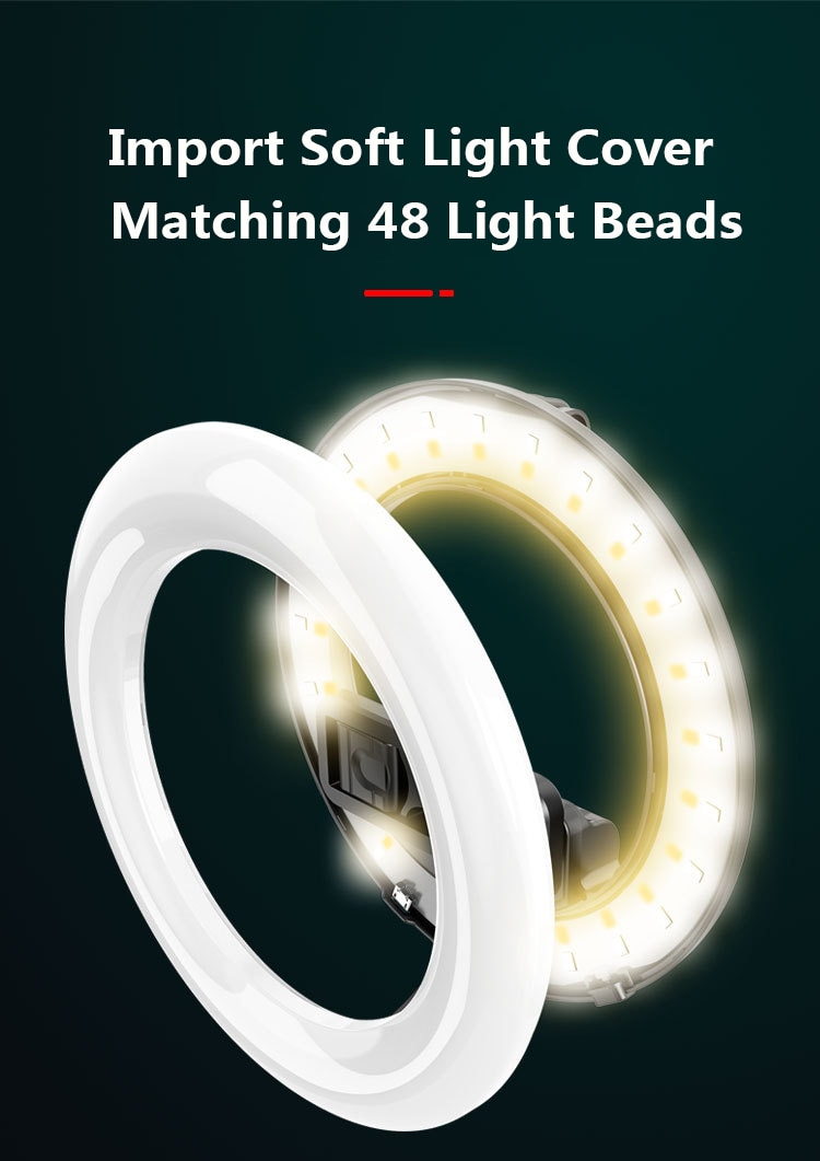 L07 Wireless Bluetooth Selfie Stick Foldable Handheld Remote Shutter Tripod With 5" LED Ring Photography Light For Android IOS 7 L07 Wireless Bluetooth Selfie Stick Foldable Handheld Remote Shutter Tripod With 5" LED Ring Photography Light For Android IOS - Image 7