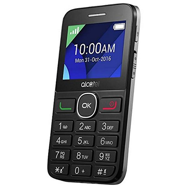 Mobile Telephone Alcatel 2008G-3BALIB1 2.4" 16 GB Black Silver 1