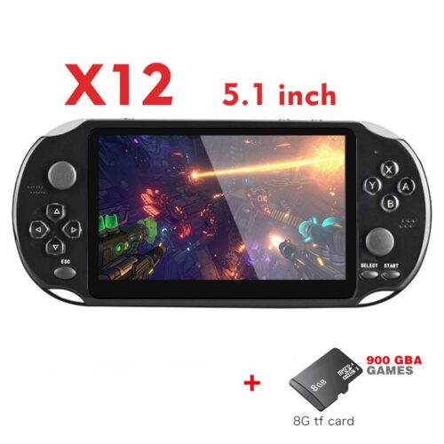 RETROMAX 5.1 inch X12 Video Game Portable Console Support TV Output X12 Retro Portable Handheld Video Game Console 3
