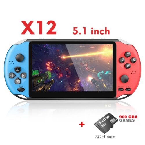 RETROMAX 5.1 inch X12 Video Game Portable Console Support TV Output X12 Retro Portable Handheld Video Game Console 4