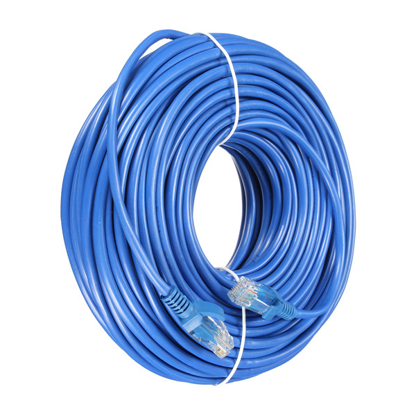 30m Blue Cat5 RJ45 Ethernet Cable For Cat5e Cat5 RJ45 Internet Network LAN Cable Connector 1