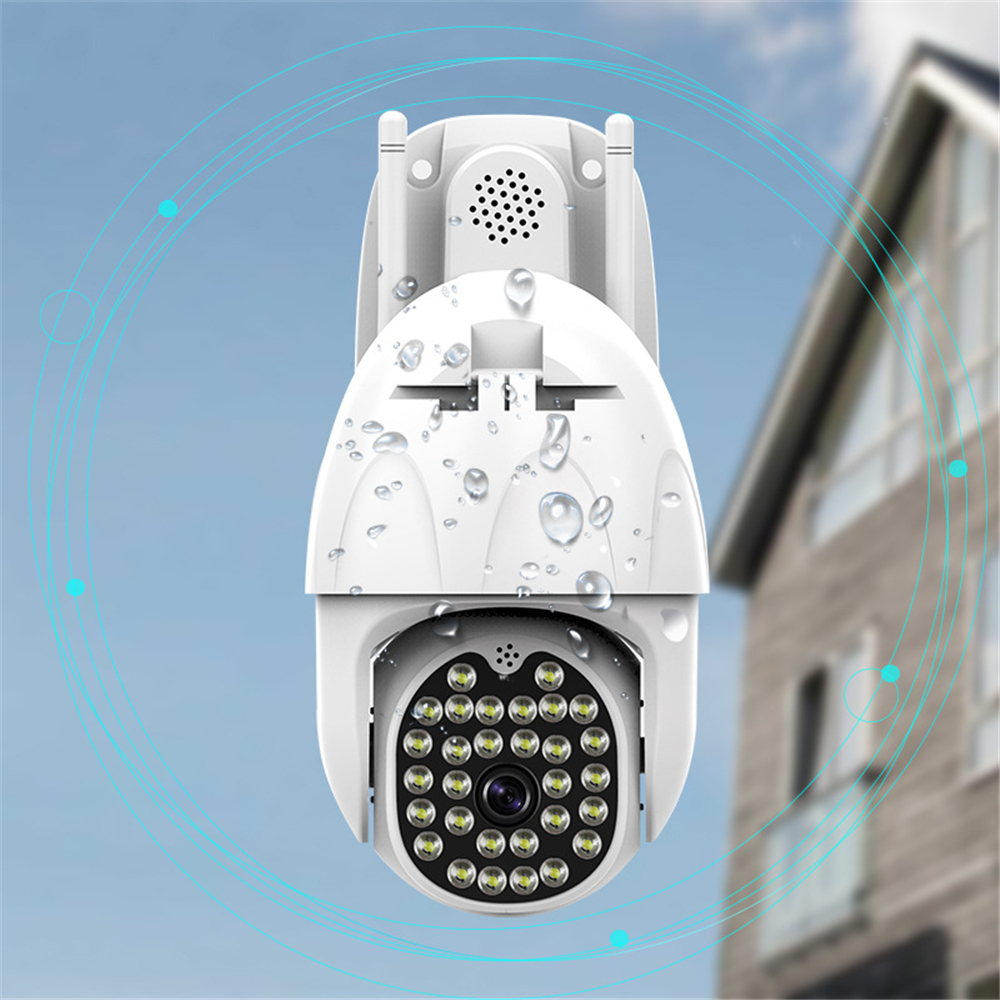 Bakeey 30 LED Wireless WiFi 1080P Night Vision IP Camera TF Card Cloud Storage Waterproof Night Vision 5 Bakeey 30 LED Wireless WiFi 1080P Night Vision IP Camera TF Card Cloud Storage Waterproof Night Vision - Image 5