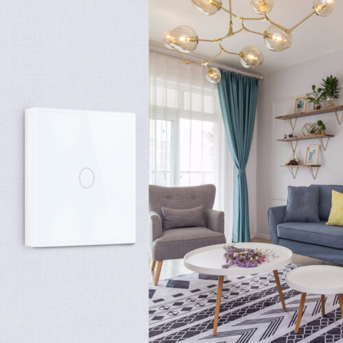 Bakeey 100V-250V Smart WIFI+RF433 Touch Wall Switch Tuya Smart Life APP Remote Control Timer Work With Amazon Alexa Google Assistant 4