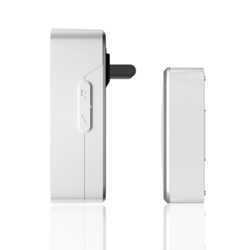 CACAZI 1 Receiver 1 Transmitter EU Plug 300M Remote Home Waterproof LED Indicator Wireless Smart Digital AC Electronic Doorbell 4