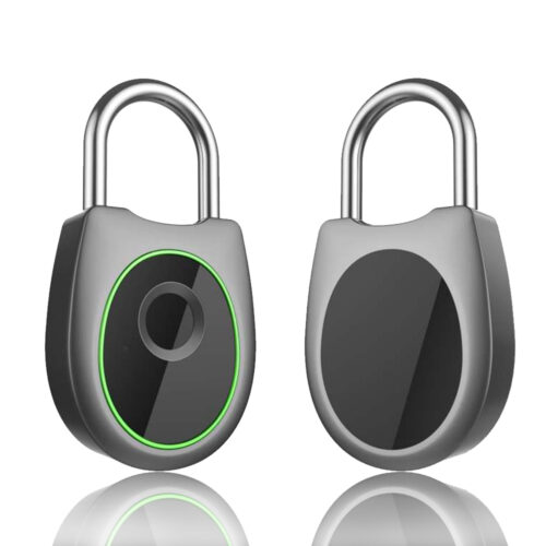 Bakeey Smart Fingerprint Door Lock Padlock USB Charging Waterproof Keyless Anti Theft Travel Luggage Drawer Safety Lock 3