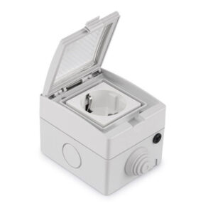 Bakeey Smart WiFi Socket IP55 Waterproof Mobile App Control Intelligent Timing Outdoor Smart Home EU Plug Socket