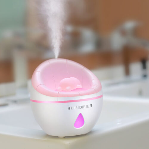 Bakeey RGB LED Ultrasonic Electric Bear Quiet Mini Humidifier Air Purifier for Gift Choice 2