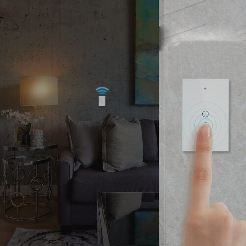 Bakeey 10A RF433+WIFI Smart Home Wall Touch Switch 1/2/3 Gang US Type Neutral Line Tempered Glass APP Remote Controller Work with Amazon Alexa 4