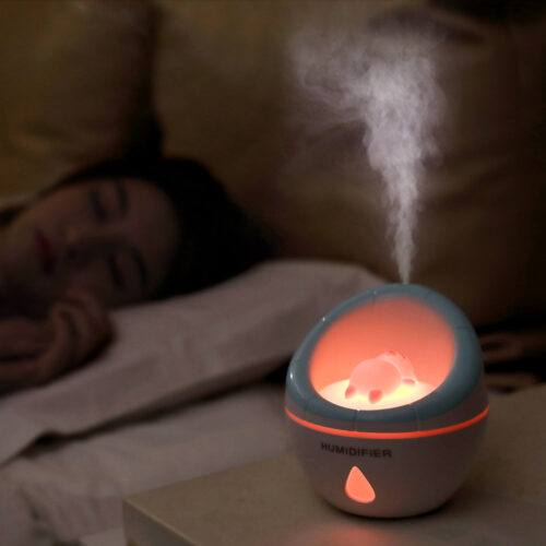 Bakeey RGB LED Ultrasonic Electric Bear Quiet Mini Humidifier Air Purifier for Gift Choice 4