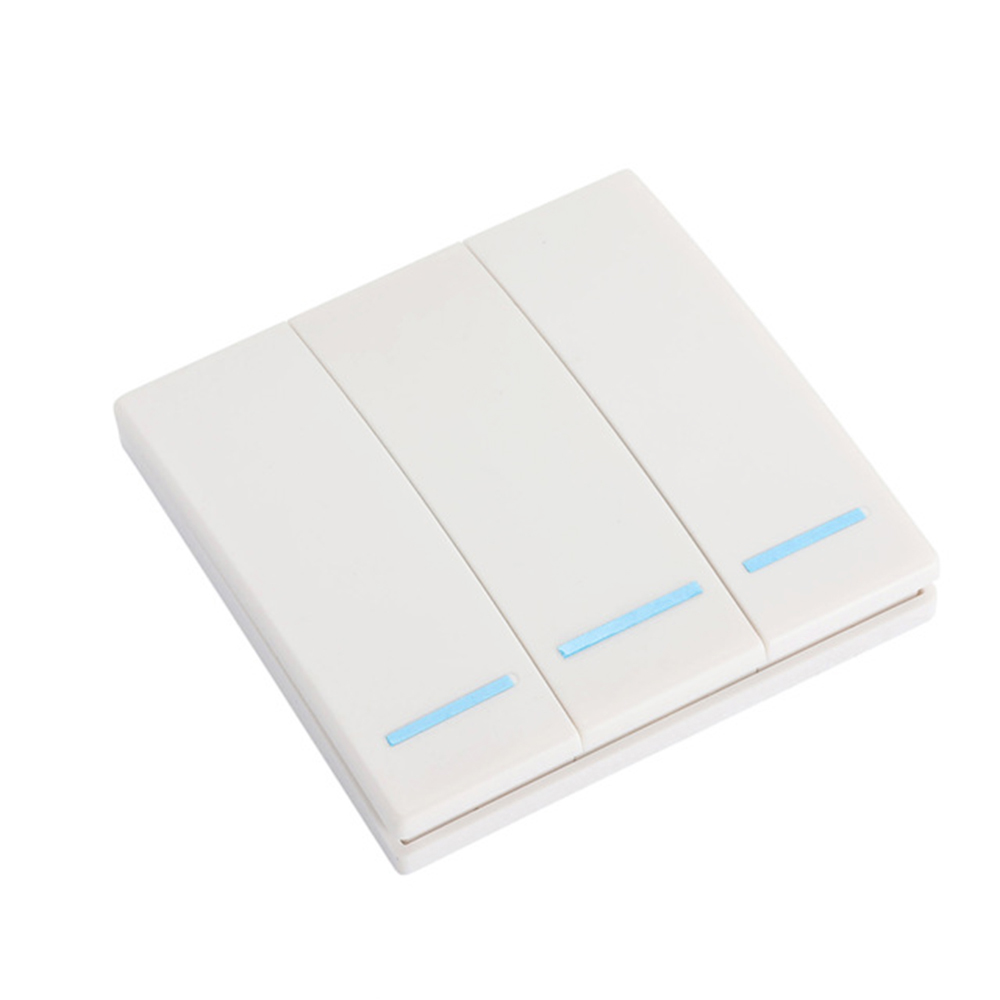 Bakeey 433MHz Wall Panel Wireless Remote Transmitter 1 2 3 Button RF Controller Switch For Light Lamp 4 Bakeey 433MHz Wall Panel Wireless Remote Transmitter 1 2 3 Button RF Controller Switch For Light Lamp - Image 4