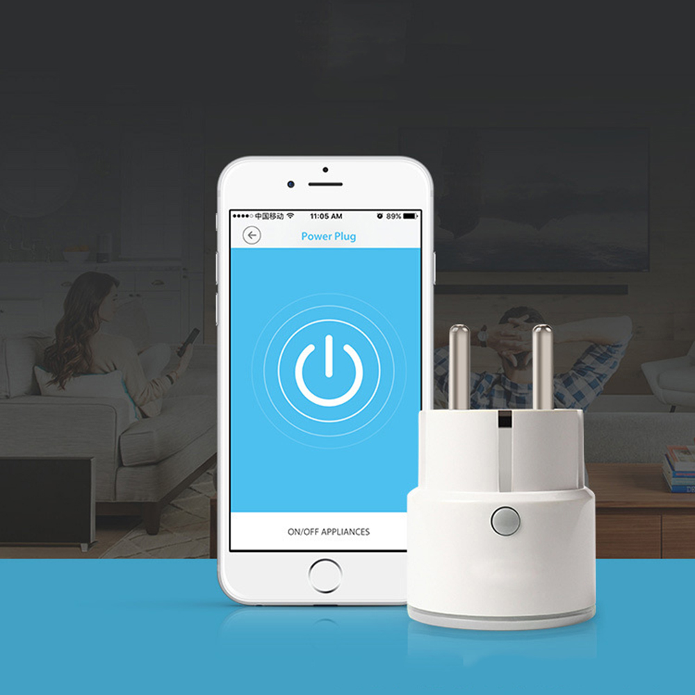 Bakeey 10A Smart WIFI Socket Remote Control Switch EU Plug Adapter Compatible with Tuya Smart Life APP Google Assistant Amazon Alexa IFTTT 3 Bakeey 10A Smart WIFI Socket Remote Control Switch EU Plug Adapter Compatible with Tuya Smart Life APP Google Assistant Amazon Alexa IFTTT - Image 3