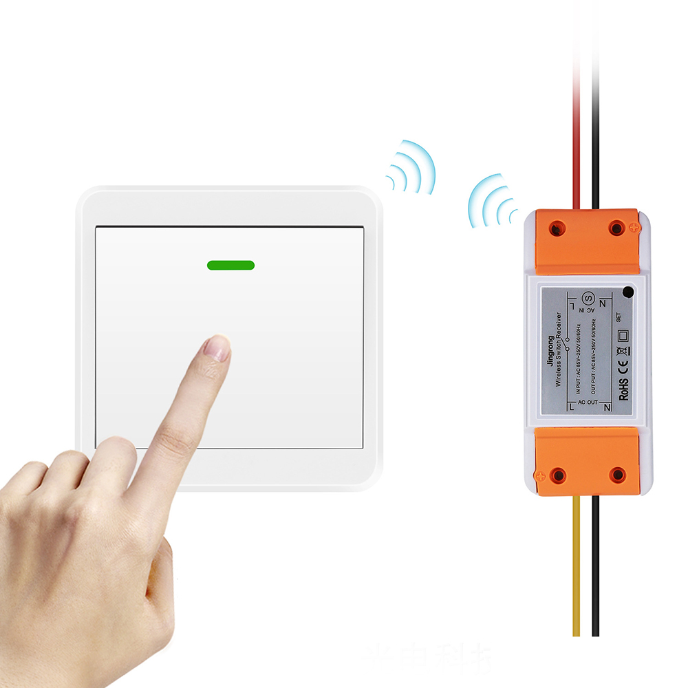 Bakeey 433Mhz 315Mhz RF Wireless Switch 1 Gang Light-Switch Transmitter Smart Home Wall Panel 2 Bakeey 433Mhz 315Mhz RF Wireless Switch 1 Gang Light-Switch Transmitter Smart Home Wall Panel - Image 2