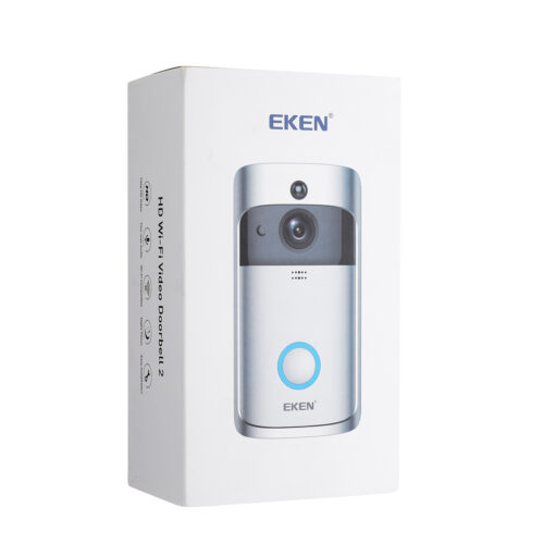 EKEN Video Doorbell 2 720P HD Wifi Camera Real-Time Video Two-Way Audio Wide-angle Lens Night Vision PIR Motion Detection App 7