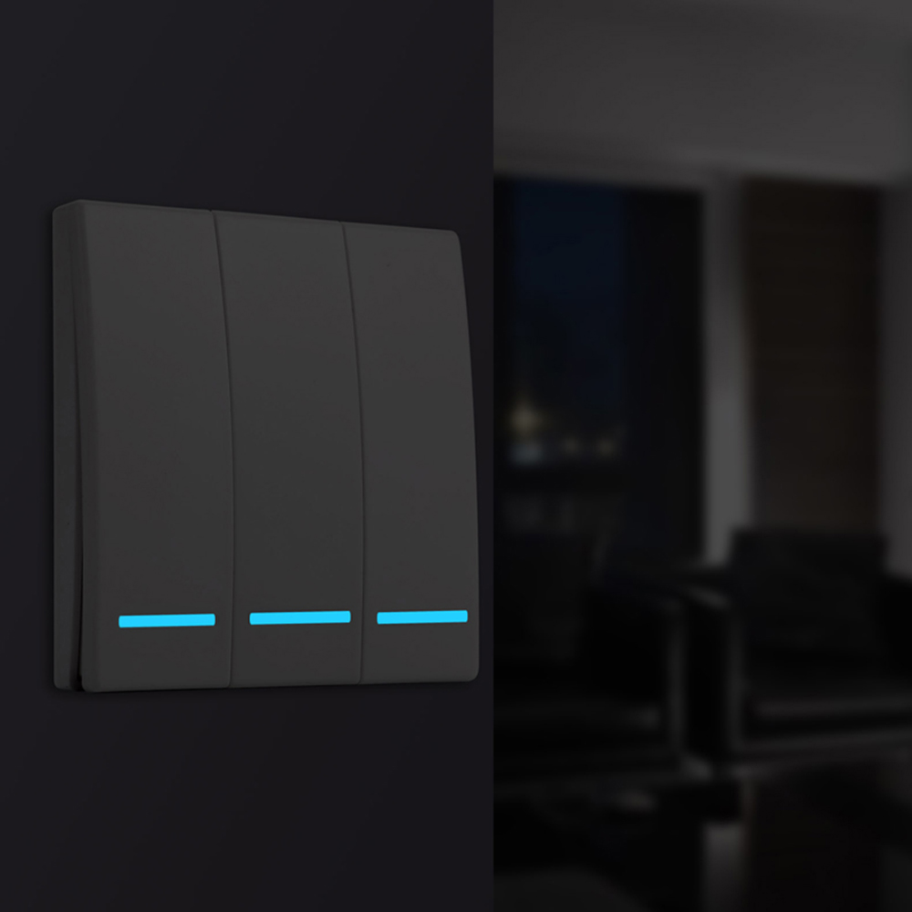 Bakeey 433MHz Wall Panel Wireless Remote Transmitter 1 2 3 Button RF Controller Switch For Light Lamp 8 Bakeey 433MHz Wall Panel Wireless Remote Transmitter 1 2 3 Button RF Controller Switch For Light Lamp - Image 8