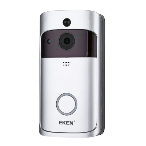 EKEN Video Doorbell 2 720P HD Wifi Camera Real-Time Video Two-Way Audio Wide-angle Lens Night Vision PIR Motion Detection App 1
