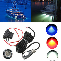 9W IP68 Waterproof Rate 6 LED Car Boat Drain Plug Light Bulb 2