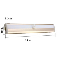 10 LED Cabinet Light PIR Human Body Motion Sensor Lamp Cupboard Closet LED Night Light LED Strip Light 6V 7 10 LED Cabinet Light PIR Human Body Motion Sensor Lamp Cupboard Closet LED Night Light LED Strip Light 6V - Image 7