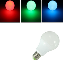 E27 10W RGB 16 Color LED Globe Bulbs RGB LED Light With 24Key Rmote Control AC 85-265 1