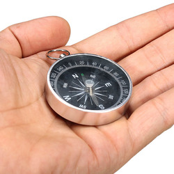 44mm Metal Compass Aluminum Shell With Key Ring Compass 1