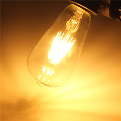 E27 ST64 8W Warm White Non-Dimmable COB LED Filament Retro Edison Bulbs 220V 2 E27 ST64 8W Warm White Non-Dimmable COB LED Filament Retro Edison Bulbs 220V - Image 2