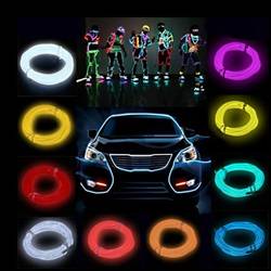 5M 10 colors 3V Flexible Neon EL Wire Light Dance Party Decor Light 3 5M 10 colors 3V Flexible Neon EL Wire Light Dance Party Decor Light - Image 3