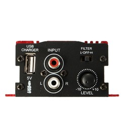 Kinter MA150 12V Mini 2CH HiFi Stereo Car Power Amplifier MP3 Audio Speaker with USB 4 Kinter MA150 12V Mini 2CH HiFi Stereo Car Power Amplifier MP3 Audio Speaker with USB - Image 4