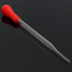 12cm 3mL Glass Dropper Transfer Pipettes With Rubber Bulb Laboratory Tool 2