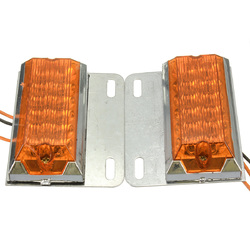 Pair 12V 12-LED Side Marker Indicator Light Lamp Commercial Trailer Truck Pickup 2 Pair 12V 12-LED Side Marker Indicator Light Lamp Commercial Trailer Truck Pickup - Image 2