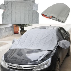 Magnetic Car Windscreen Cover Anti Snow Frost Ice Cotton Thickended with Mirror Protector 2