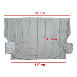 Magnetic Car Windscreen Cover Anti Snow Frost Ice Cotton Thickended with Mirror Protector 7