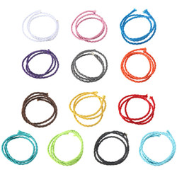 1m Vintage Colored DIY Twist Braided Fabric Flex Cable Wire Cord Electric Light Lamp 1