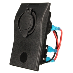 Dual USB Car Charger Charging Black Universal 12V 24V for Mobile Phones GPS