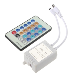 Wireless 24 Key IR Remote Controller For LED Single Color 3528/5050 Strip Light 2