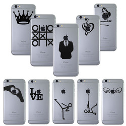 Creative Decal Vinyl Skin Cover Sticker For iPhone 4 4S 5 5S 5C 6 6S Plus 1