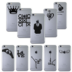 Creative Decal Vinyl Skin Cover Sticker For iPhone 4 4S 5 5S 5C 6 6S Plus