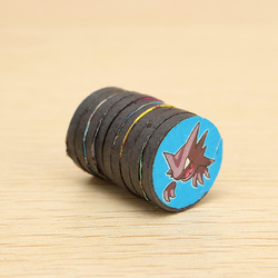 4PCS X 20 Circular Cartoon Design Black Magnet Magnetic Toys 7 4PCS X 20 Circular Cartoon Design Black Magnet Magnetic Toys - Image 7