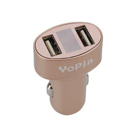 Car Dual Charger with Display Power Adapter Volt Meterr for Most Smartphone 3