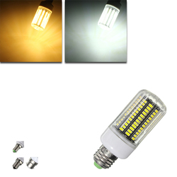 E27 E12 E14 B22 12W 140 SMD 5730 Fireproof Shade LED Warm White White  Cover Corn Bulb AC220V