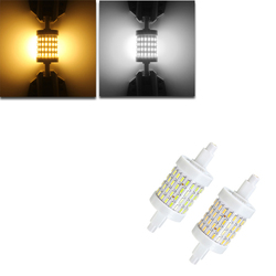 R7S 5W 72 SMD 4014 78mm LED Warm White White Corn Light Lamp Bulb AC85-265V 1