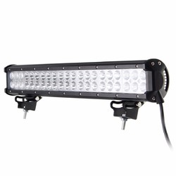 20Inch LED Work Driving Light Bars Spot Flood Combo Beam 126W for Jeep Off Road SUV ATV 1