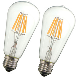 E27 ST58 8W Warm White COB LED Filament Retro Edison LED Bulbs AC110V / AC220V 3 E27 ST58 8W Warm White COB LED Filament Retro Edison LED Bulbs AC110V / AC220V - Image 3