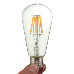 E27 ST58 8W Warm White COB LED Filament Retro Edison LED Bulbs AC110V / AC220V 4 E27 ST58 8W Warm White COB LED Filament Retro Edison LED Bulbs AC110V / AC220V - Image 4