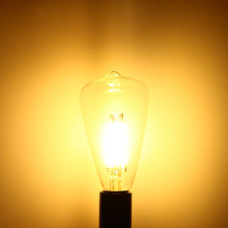E14 4W Kingso COB Edison Bulb Antique Lamp Retro Vintage Light 220V