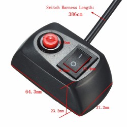 Pair 6 LED Amber Car Flashing Emergency Warning Light Strobe Lamp Switch Harness 6 Pair 6 LED Amber Car Flashing Emergency Warning Light Strobe Lamp Switch Harness - Image 6