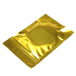 100pcs Gold Aluminum Foil Stand Up Bags Zip Lock Mylar Pouches With Window Food Grade 4 100pcs Gold Aluminum Foil Stand Up Bags Zip Lock Mylar Pouches With Window Food Grade - Image 4