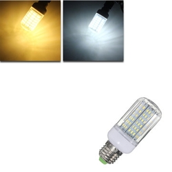 E27 E14 B22 11W 138 SMD 4014 LED Warm White White Cover Corn Light Lamp Bulb AC110V 1