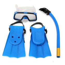 Junior Children Snorkeling Set Diving Mask Goggles Flippers Scuba Swimming Diving Kids Set 2 Junior Children Snorkeling Set Diving Mask Goggles Flippers Scuba Swimming Diving Kids Set - Image 2