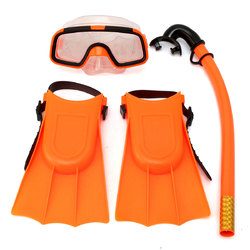 Junior Children Snorkeling Set Diving Mask Goggles Flippers Scuba Swimming Diving Kids Set 3 Junior Children Snorkeling Set Diving Mask Goggles Flippers Scuba Swimming Diving Kids Set - Image 3