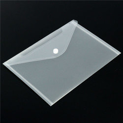 12pcs Transparent Plastic A5 Paper Files Holder Filing Bag 2