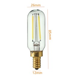 Dimmable E12 T25 2W LED White Warm White COB Retro Vintage Edison Filament Light Bulb AC110V 7 Dimmable E12 T25 2W LED White Warm White COB Retro Vintage Edison Filament Light Bulb AC110V - Image 7